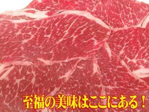 肉力[PM]お鍋/すき焼きに！特上国産牛【ロース切落し500g】