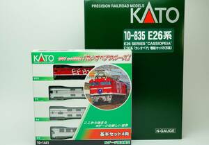 KATO 10-1441 EF81 95 + E26系「カシオペアクルーズ」& 10-835 E26系「カシオペア」増結セットB(6両)の10両セット (Nゲージ)