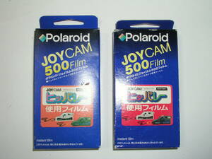 6570●● Polaroid JOYCAM 500 Film x2本 期限切れのジャンク ●