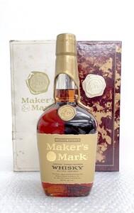 ♪ 古酒 未開栓 メーカーズマーク ゴールドトップ Makers Mark リミテッドエディション 750ml バーボン50,5%