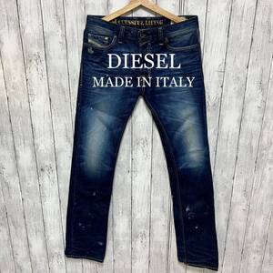 美品！DIESEL SAFADO ブリーチ加工デニム！イタリア製！