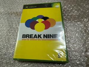 XBOX ブレイクナイン / Break Nine 新品未開封 美品 日焼け破れなし 送料無料 同梱可