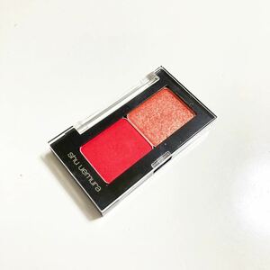 定価5830円 ★ shu uemura シュウウエムラ アイシャドー アイシャドウ メイク コスメ カスタムケース オレンジ ラメ ローズ ピンク レッド