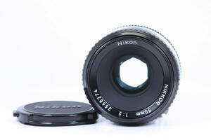 NIKON Ai NIKKOR 50mm F2 カビ曇りなし#204