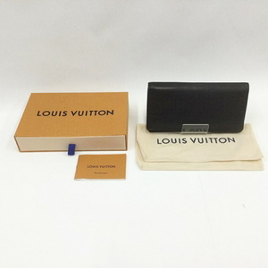 〇〇 LOUIS VUITTON ルイヴィトン 長財布 ポルトフォイユブラザ タイガ アカジュー M32838 ブラウン やや傷や汚れあり