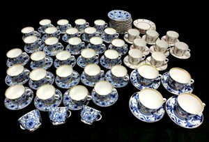 1000円スタート 食器 計57点 Lomonosov ロモノーソフ Imperial Porcelain インペリアルポーセリン カップ＆ソーサー プレート 10 DD①416