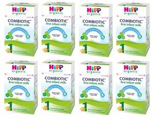 [800g 8個セット]HiPP(ヒップ)organic COMBIOTIC オーガニック粉ミルク【0カ月から】