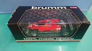 brumm 1:43 R272 フェラーリ 126C2 G.P. Stati uniti Ovest,Lomg Beach 1982 ジル・ヴィルヌーヴ