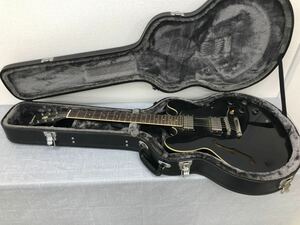 《ハードケース付き》Epiphone エレキギター DOT EB エピフォン エレキ ギター 黒 ブラック