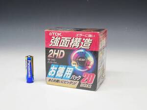 ◆(EG) 未開封 TDK MF2HD 3.5インチ 強面構造 フロッピーディスク 20DISKS アンフォーマット MF2HDX20N 記録用 日本製