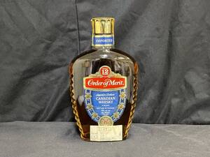 ST0611-14　Order of Merit　12年　Canadian Whisky　750ml　40％　オーダーオブメリット　カナディアンウイスキー　古酒