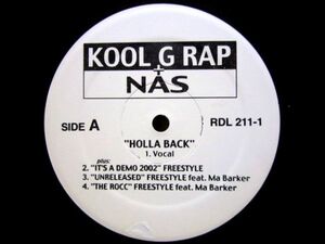 同盤2枚入り/WHITE ONLY/未発表曲/KOOL G RAP & NAS - HOLLA BACK/IT