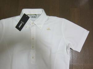 ◇新品　アディダス　半袖ポロ　ホワイト　Ｌ　LEANER FIT◇