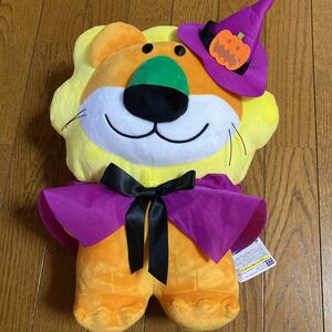 非売品 新品 未使用 タグ付き たべっ子どうぶつ ビスケット ハロウィン BIGぬいぐるみ ライオン らいおん ぬいぐるみ ギンビス プライズ品