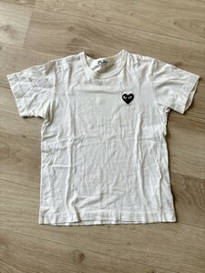 PLAY Comme des GARCONS コムデギャルソン レディース 半袖Tシャツ M 畠BY1142-20