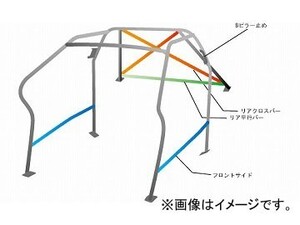 オクヤマ ロールバー 739 055 0 スチール ダッシュボード逃げ 11P No.14 2名 トヨタ 86 ZN6 内装付車用 3ドア ノーマルルーフ