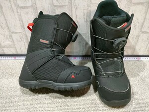 BURTON スノーボードブーツ 22cmジュニア Zipline Boa Black