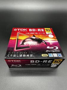 H8935 新品未使用 TDK ブルーレイ 繰り返し BD-RE 10パック 1～2倍速 25GB Blu-ray Disc