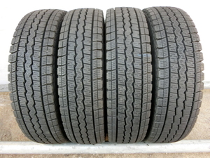 ★ 145R12 6PR ★ 4本セット ★ DUNLOP ★ WINTER MAXX SV01　2021年製　残溝7.2㎜　軽トラック用スタッドレスタイヤ