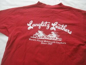 古着 Langlitz Leathers ラングリッツレザー TシャツS