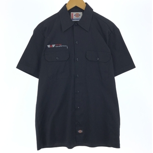 古着 ディッキーズ Dickies A LEGEND IN WORK 半袖 ワークシャツ メンズM /eaa446545 【SS2409_50%】