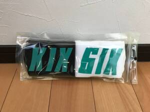 送料無料　KIXSIX　LOGO STRIPE SOX 2P　BLACK&JADE/WHITE&JADE(2足セット)　靴下　kixsix　キックスシックス　ジェイド　新品未使用③