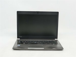 中古ノートパソコンノートPC　TOSHIBA　R63/A　Core i5　6300U　表示しません　 ジャンク品　送料無料　