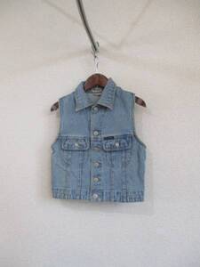 GUESSJEANSデニムベスト（USED）41617②