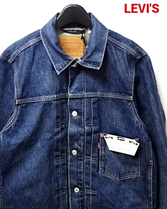 S 新品【Levi’s 30th 別注 Type 1 トラッカージャケット リーバイス エディフィス別注 セルビッチデニムジャケット Gジャン セルビッチ】