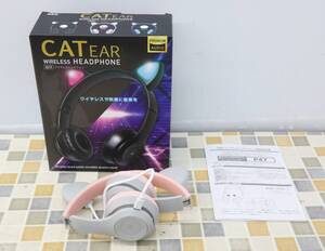 ∵ 猫耳がかわいい｜CATER ワイヤレスヘッドフォン｜YSN ヘッドホン CAT EAR｜Wireless Bluetooth ■O7804