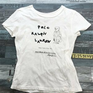 POLO Ralph Lauren ポロ ラルフローレン レディース 半袖Tシャツ 小さいサイズ XS 白