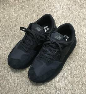 New Balance ニューバランス スニーカー MS237 ダッド 厚底 クッション シークレット ボリューム スリッポン クロッグ ミュール 237 BLACK