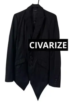 CIVARIZE シヴァーライズ テーラードジャケット 変形 BLK サイズ44