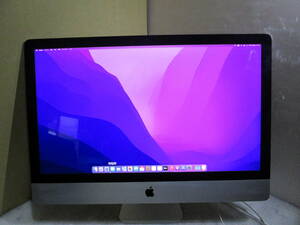 [G1-1/A5727-2]★Apple A1419 iMac(Retina 5K,27-inch, Late 2015)3.2GHz クアッドコア i5/HDD1TB/メモリ8GB/無線/Monterey 12.6.8★