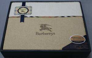 ★経年保管品　Burberrys　BURBERRY　バーバリー　ツータッチケット　タオルケット　140cm×200ｃｍ　現状品★