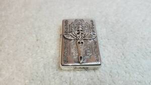 ZIPPO スターリングシルバー　唐草　アラベスク　王の剣　2007年製