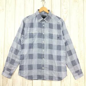 MENs L マーモット ダブルガーゼ ロングスリーブ シャツ Double Gauze L/S Shirt MARMOT TOMNJB77 ネイビ