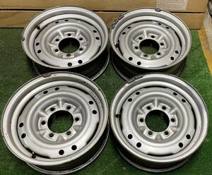 DOT TOPY/トピー製S41TF152/スチール/鉄ホイール 15x5.5J 6穴 139.7 +27 Φ107 4本SET