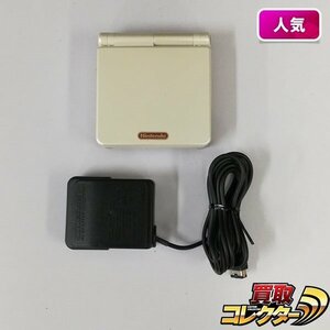 gA990a [動作品] GBASP ゲームボーイアドバンスSP ファミコンカラー 本体 + ACアダプター | X