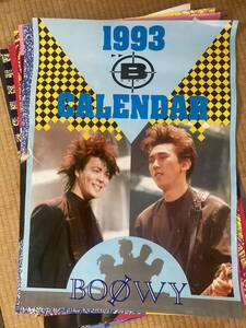 BOOWY 1993年 カレンダー (布袋寅泰 氷室京介 complex コンプレックス