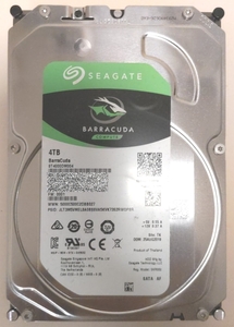 ★☆Seagate社製 BarraCuda ST4000DM004-2CV104 4TB SATA/600 内蔵HDD（ハードディスク）　その1☆★