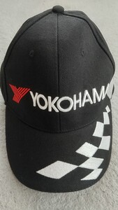 YOKOHAMA キャップ ブラック 帽子 ヨコハマタイヤ 横浜タイヤ アドバン ADVAN アドヴァン 新品