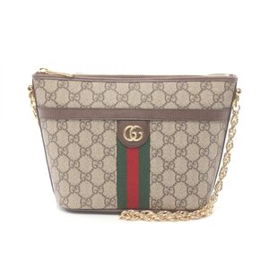 グッチ オフィディア GGスプリーム ブランドオフ GUCCI PVCコーティングキャンバス ショルダーバッグ GGスプリ