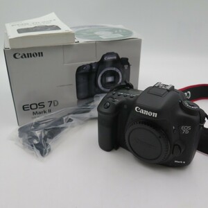 1円〜 Canon キヤノン EOS 7D MarkII デジタルカメラ ボディのみ 箱付き 動作未確認 現状品 y342-2910087【Y商品】