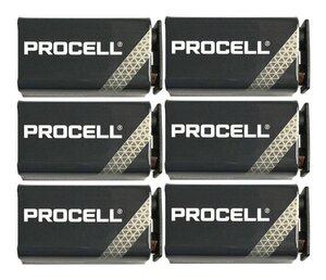 即決◆新品◆送料無料DURACELL PROCELL 9V 006P×6個 【限定特価】/メール便