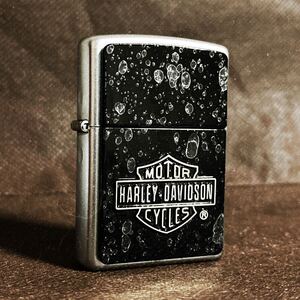 2002年11月製造 Zippo ジッポー 「送料無料」 未使用品 箱無し 絶版品 Harley-Davidson ハーレーダビッドソン [番115]