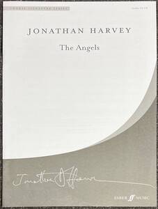 ハーヴェイ The Angels (声楽+ピアノ)輸入楽譜 Jonathan Harvey 洋書