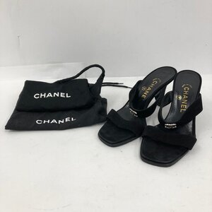 CHANEL シャネル ココマーク サンダル サイズ36 1/2【CLAQ5041】