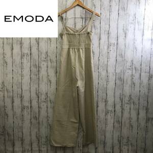 EMODA　エモダ　アシンメトリ―ツイストオールインワン　Fサイズ　アイボリー　S12-667　USED