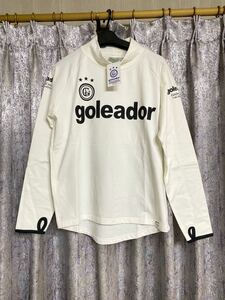 ゴレアドール goleador スムース裏起毛ハイネックプラシャツ 新品 メンズ S サッカー フットサル ハイネック プラシャツ シャツ 長袖 白